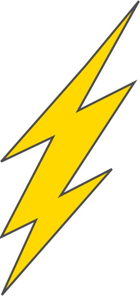 Straight Flash Bolt Clip Art at Clker.com - vector clip art online