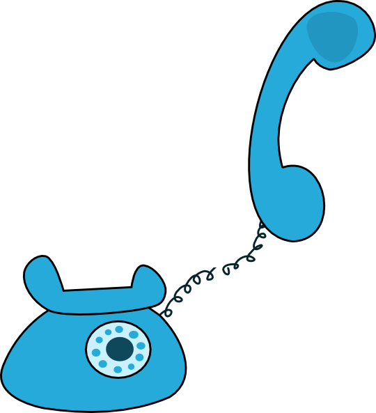 Cartoon Telephone Clip Art at Clker.com - vector clip art online