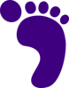 Blue Foot Clip Art