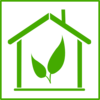 Green House Energy Icon Clip Art