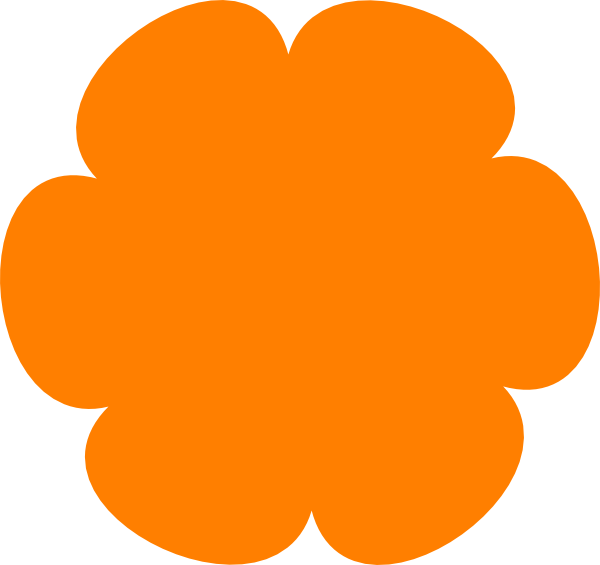 orange flower clip art free - photo #22