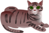 Tabby Cat Clip Art