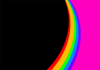 Simple Rainbow Background Clip Art