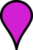 Purple Pinpoint Clip Art
