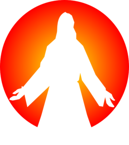 Jesus Christ With Sun Clip Art