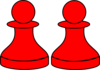 Red Pawn Clip Art