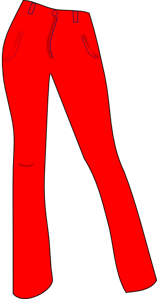 red jeans clipart - photo #2