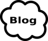 Blog Cloud Clip Art