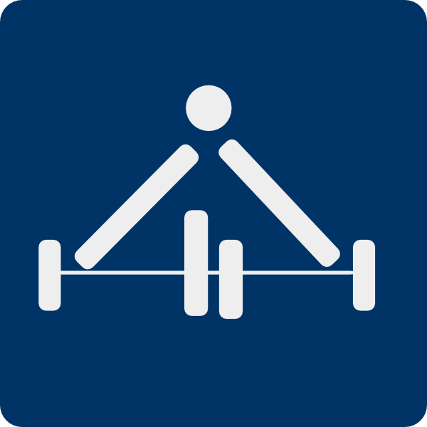 weight lifting log. Weight Lifting Pictogram clip