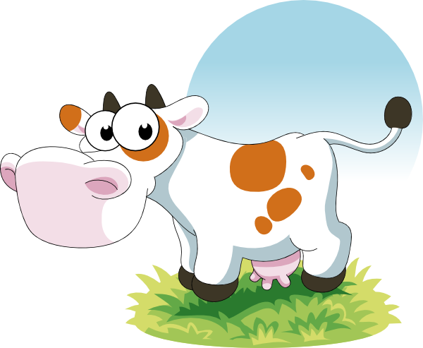 cow animated clip art - photo #43