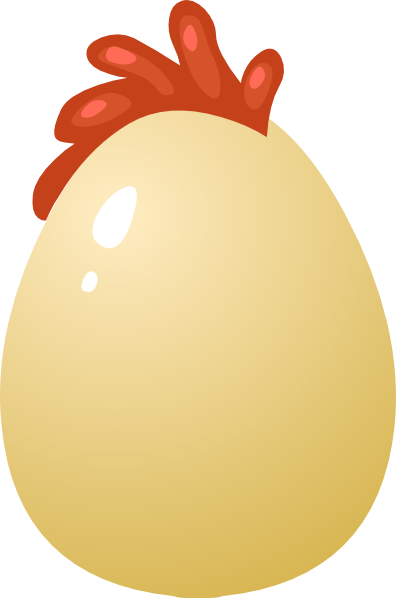 Chicken Egg Clip Art at Clker.com - vector clip art online, royalty