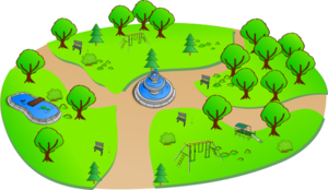 Country Park Edit Clip Art