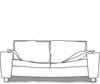 White Couch Clip Art