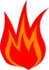 Red Fire Logo Clip Art