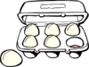 Egg Carton  Clip Art