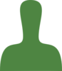 Green Person Silhouette Clip Art
