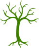 Green Tree Without Leaves Clip Art