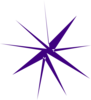 Purple Sparkles Clip Art