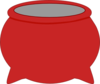 Red Pot Clip Art