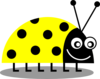 Yellow Ladybug Clip Art