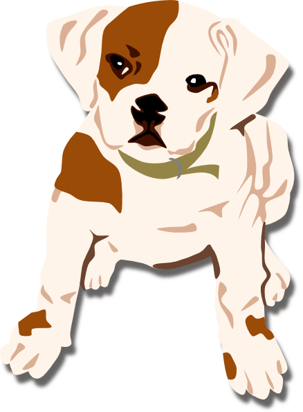 Bulldog Pup Clip Art at Clker.com - vector clip art online, royalty
