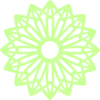 Green Flower Clip Art