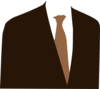 My Brown Suit Clip Art