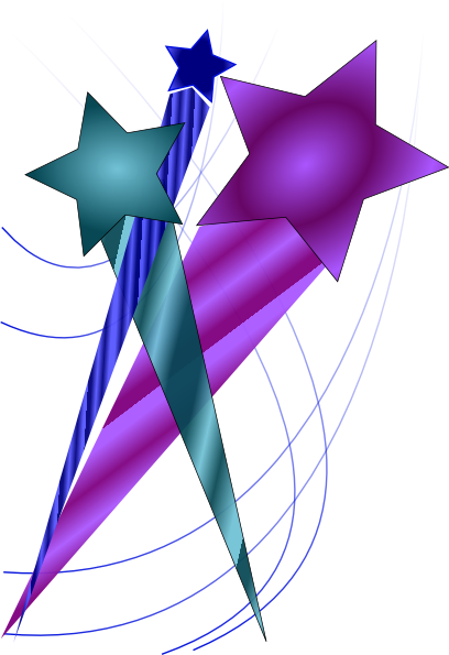 free clipart images shooting stars - photo #31