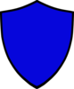 Shield-blue Clip Art