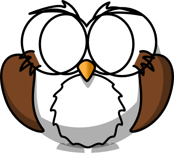 clip art owl with glasses - photo #4
