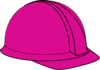 Fuchsia Hard Hat Clip Art