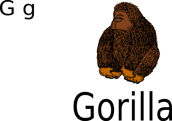 clipart pictures of gorillas - photo #41