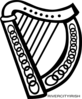 Irish Harp Clip Art