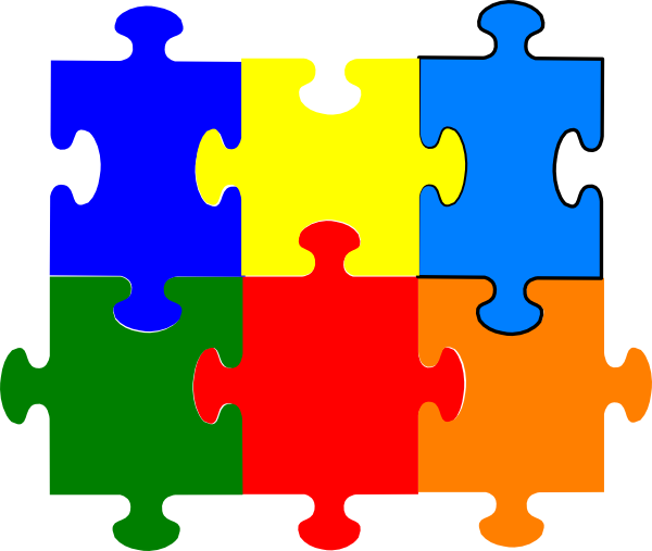 free clip art jigsaw puzzle pieces - photo #12