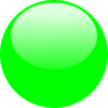 Bubble Dark Green Clip Art