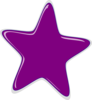 Purple Star Clip Art