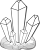 White Crystal Clip Art