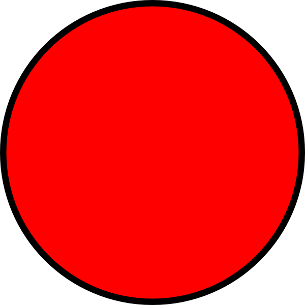 clipart red circle no - photo #14