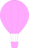 Pink Hot Air Balloon Clip Art