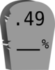 Math Headstone Clip Art