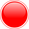 Glossy Red Icon Button Clip Art