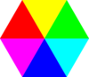 Color Hexagon Clip Art
