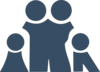 Slate Gray Family Clip Art