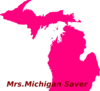 Pink Michigan Clip Art