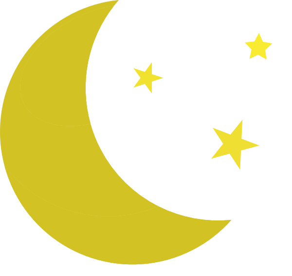 clipart of moon and stars - photo #2