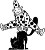 Clowncat Clip Art