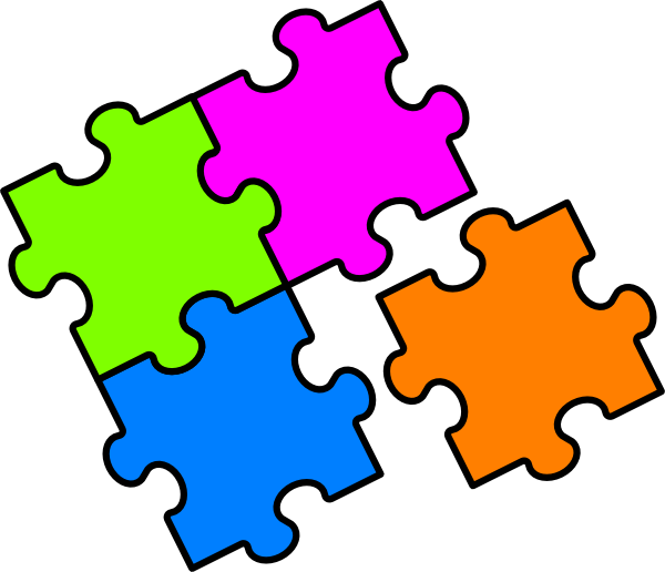 free clip art jigsaw puzzle pieces - photo #23