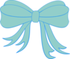 Blue Green Bow Ribbon Clip Art