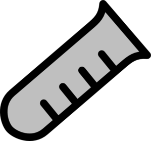 Test Tube Negative Clip Art