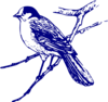 Blue Bird Clip Art